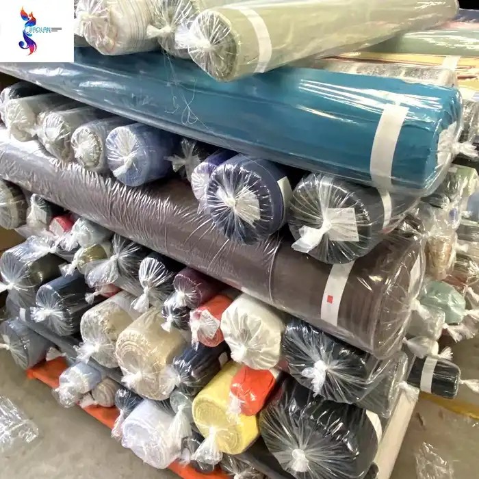 High quality stock lot fabric in per kg spandex cotton bale of mixed textile fabric stocklot