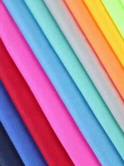 Plain dyed jersey 100% polyester interlock single jersey knitted fabric knitted lining sample fabrics