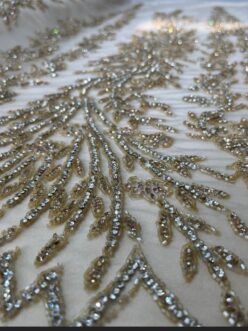 Bdfashionone all over luxury design, 4.5 yard, Rhinestone, luxury dress, crystals, gown dress, special design, high fashion, wedding dress