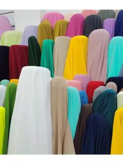 fashion design 100% polyester premium pure silk pearl chiffon textile fabric for dress